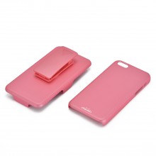 New Walleva Pink Holster Case For iPhone 5C With Belt Clip